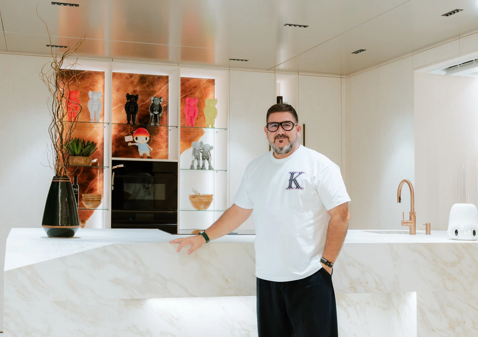 Dani García en la cocina AUREA de INKO Estudio Marbella